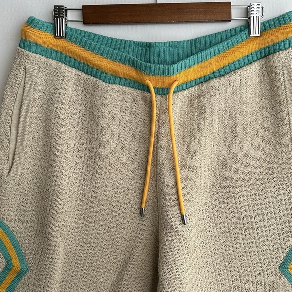 Air Jordan x UNION x Bephies Beauty Supply Diamond Shorts Men's Large Heavy Knit - Picture 2 of 11